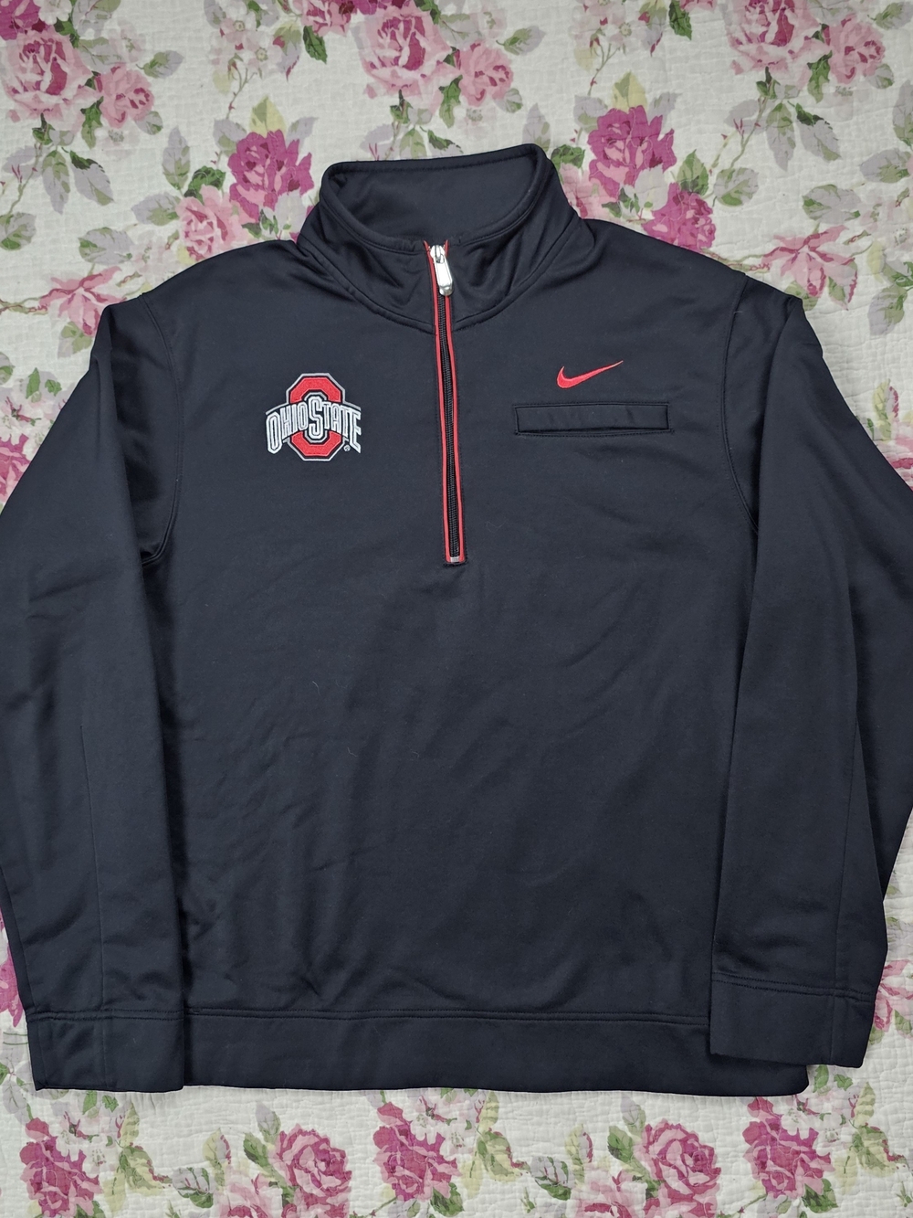 Vintage Nike Ohio State Buckeyes Quarter Zip Pullover